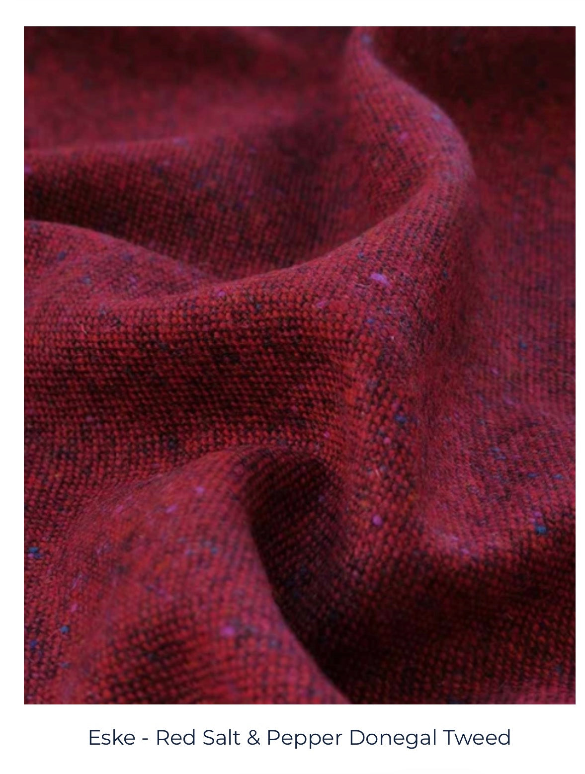 Luxury Christmas Crackers - Crimson Heritage Donegal Tweed