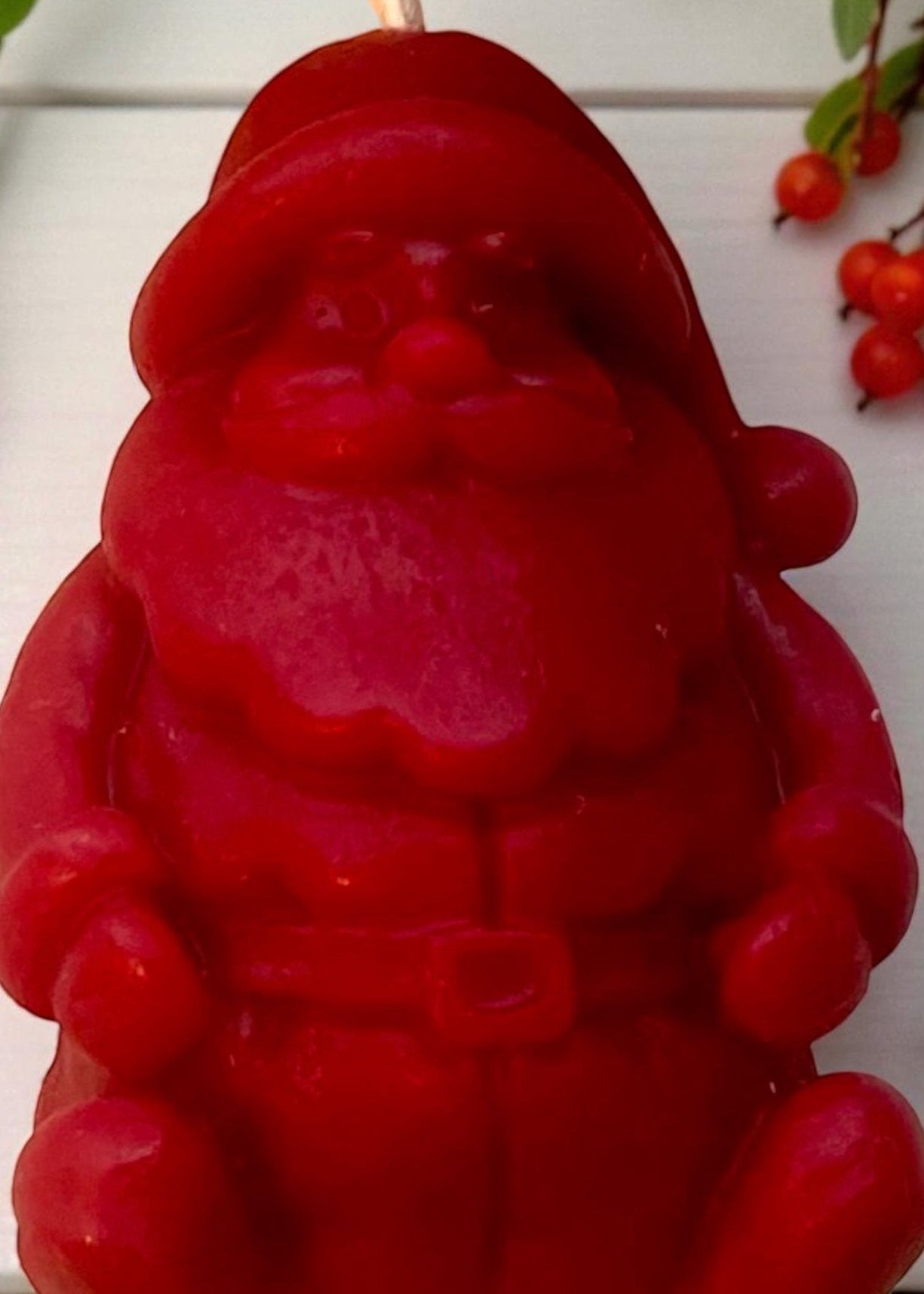 BEES WAX SANTA CANDLE