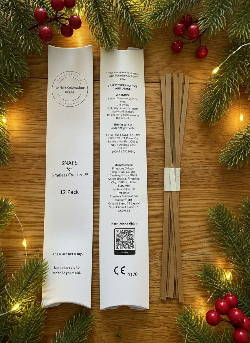 Luxury Christmas Crackers - St Nicholas with embroidery