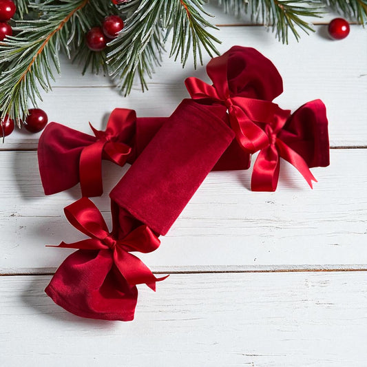 Luxury Christmas Crackers - Red Velvet